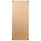 Emma and Oliver 6-Foot Rectangular HEAVY DUTY Birchwood Folding Banquet Table with METAL Edges and Protective Corner Guards